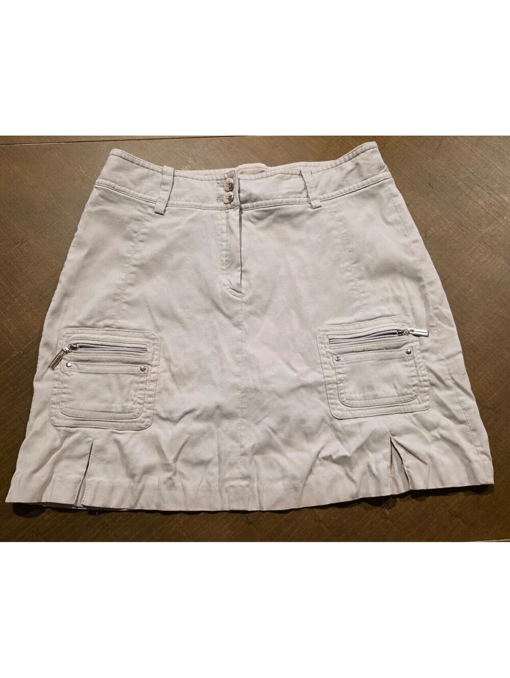 Jamie Sadock Beige Skort with Zip Pockets Size 2